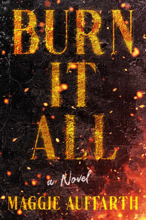 Book cover of Burn It All: A Novel