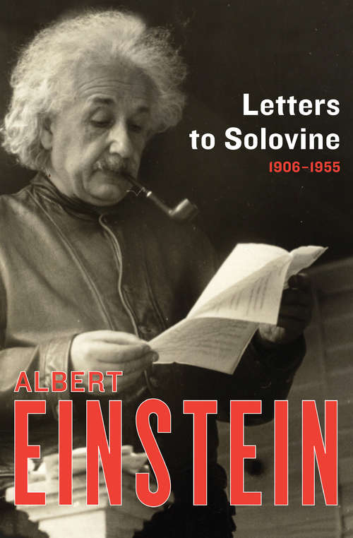 Book cover of Letters to Solovine, 1906–1955: 1906–1955 (Paperback Ser.)