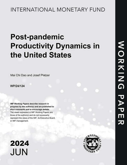 Book cover of Post-pandemic Productivity Dynamics in the United States (Imf Working Papers)