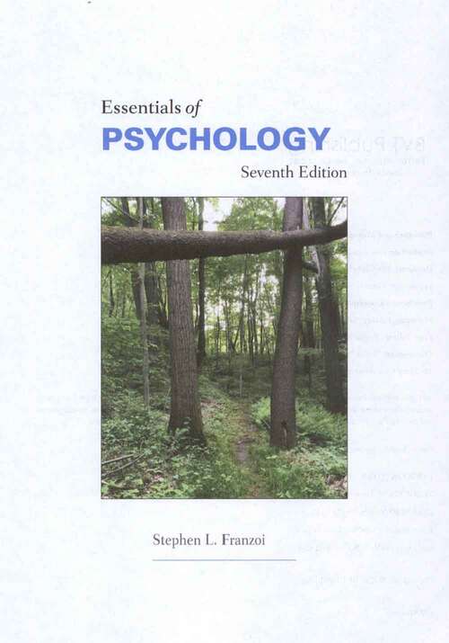 Book cover of Essentials of Psychology (Seventh Edition)