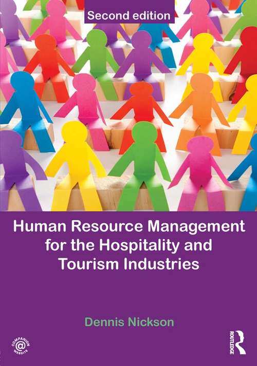 Book cover of Human Resource Management for Hospitality, Tourism and Events (2)