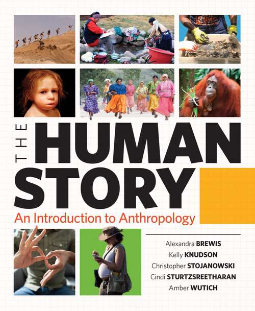 Book cover of The Human Story (First Edition): An Introduction To Anthropology (First Edition)