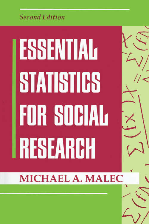 Book cover of Essential Statistics For Social Research: Second Edition (2)