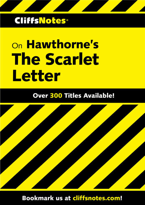 Book cover of CliffsNotes on Hawthorne's The Scarlet Letter (Cliffsnotes Ser.)