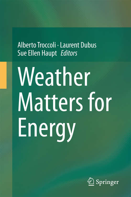 Book cover of Weather Matters for Energy