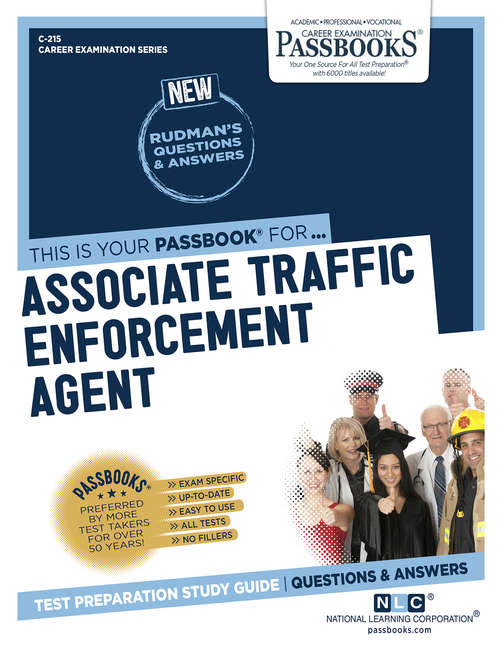 Book cover of Associate Traffic Enforcement Agent: Passbooks Study Guide (Career Examination Series)