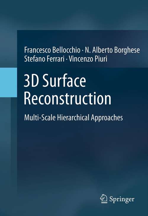 Book cover of 3D Surface Reconstruction: Multi-Scale Hierarchical Approaches