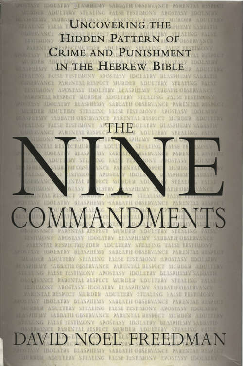 Book cover of The Nine Commandments