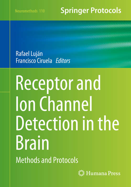 Book cover of Receptor and Ion Channel Detection in the Brain