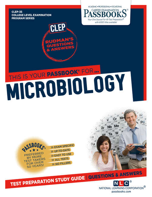 Book cover of MICROBIOLOGY: Passbooks Study Guide (College Level Examination Program Series (CLEP): Vol. Clep-35)