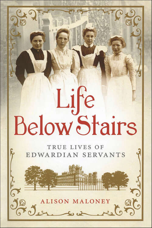 Book cover of Life Below Stairs: True Lives of Edwardian Servants