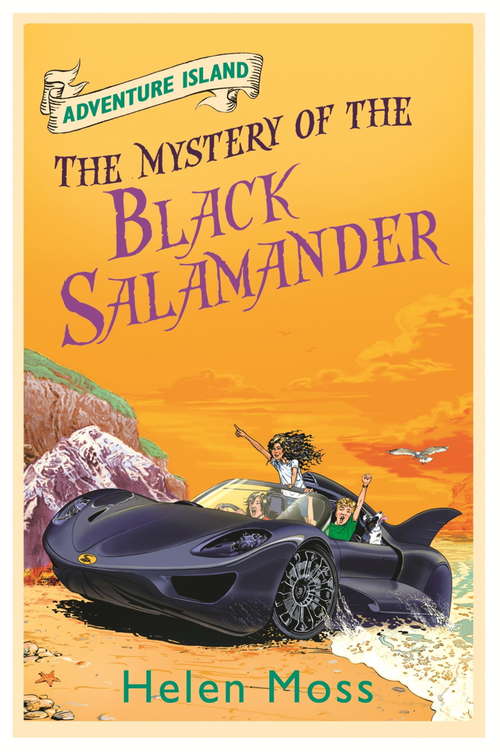 Book cover of The Mystery of the Black Salamander: Book 12 (Adventure Island #12)