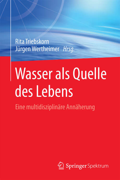 Book cover of Wasser als Quelle des Lebens