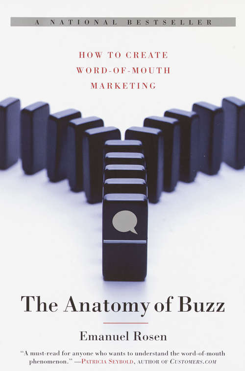 Book cover of The Anatomy of Buzz