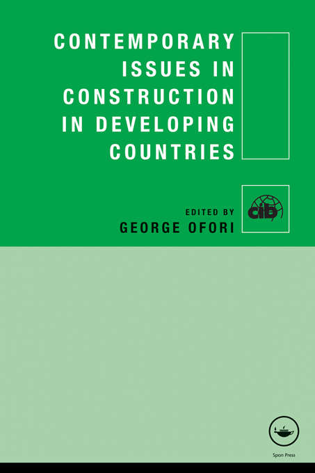 Book cover of Contemporary Issues in Construction in Developing Countries