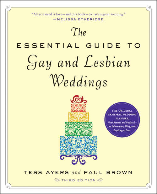 Book cover of The Essential Guide to Gay and Lesbian Weddings (3)