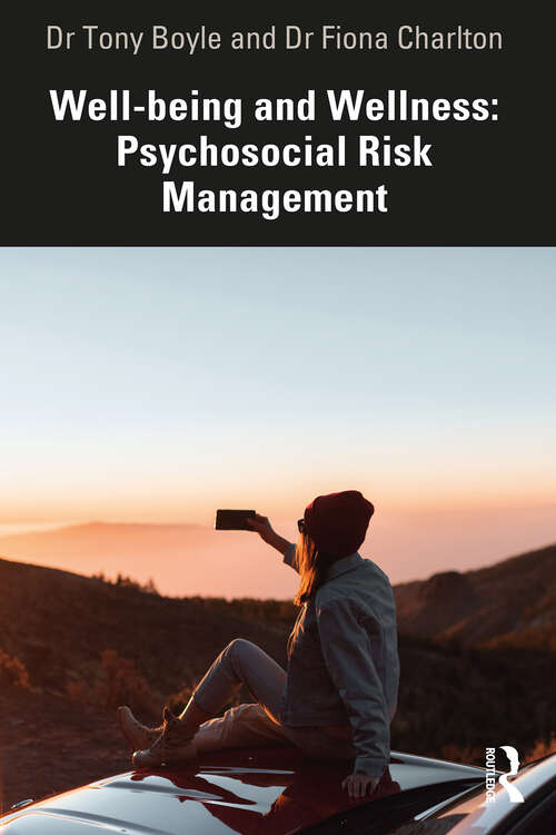 Book cover of Well-being and Wellness: Psychosocial Risk Management