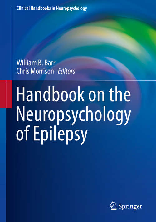 Book cover of Handbook on the Neuropsychology of Epilepsy