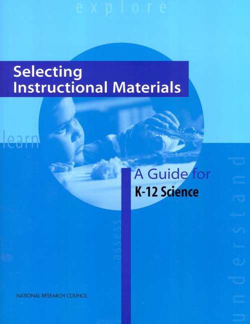 Book cover of Selecting Instructional Materials: A Guide for K-12 Science