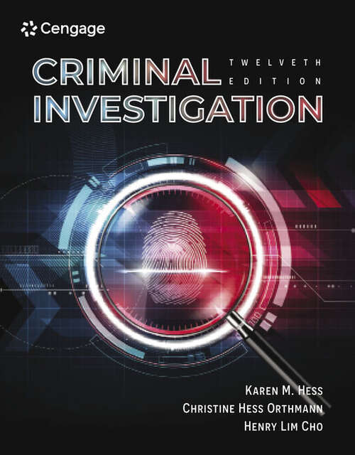 Book cover of Criminal Investigation (Twelfth Edition)