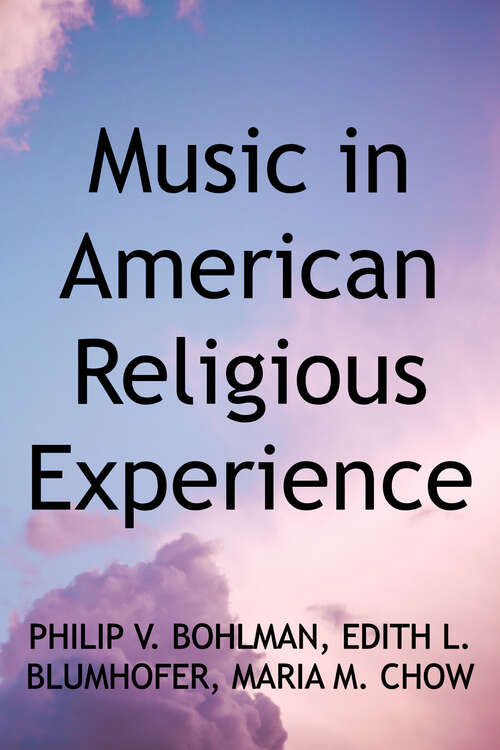 Book cover of Music in American Religious Experience