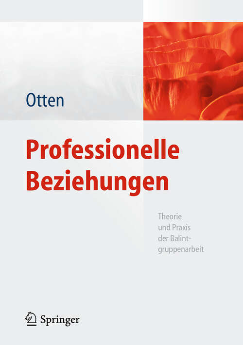 Book cover of Professionelle Beziehungen