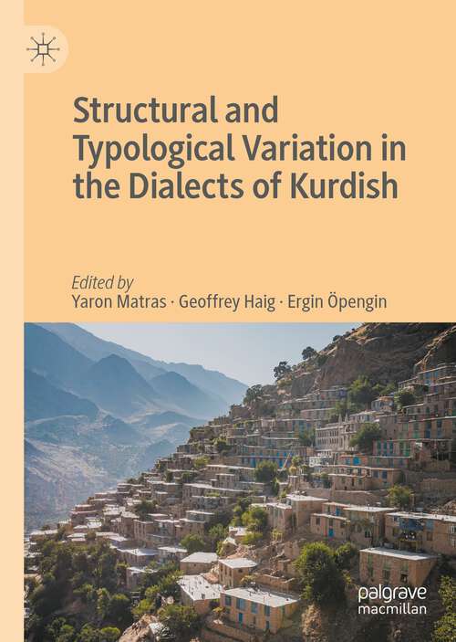 Book cover of Structural and Typological Variation in the Dialects of Kurdish (1st ed. 2022)