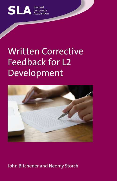 Book cover of Written Corrective Feedback for L2 Development