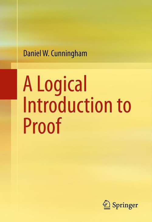 Book cover of A Logical Introduction to Proof