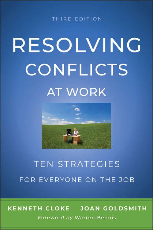 Book cover of Resolving Conflicts at Work