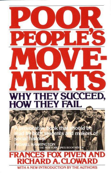 Book cover of Poor People's Movements: Why They Succeed, How They Fail