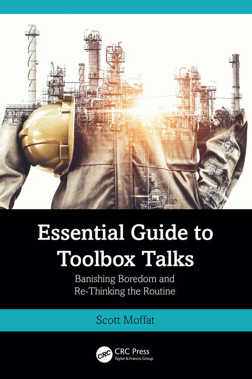 Book cover of Essential Guide to Toolbox Talks: Banishing Boredom and Re-Thinking the Routine