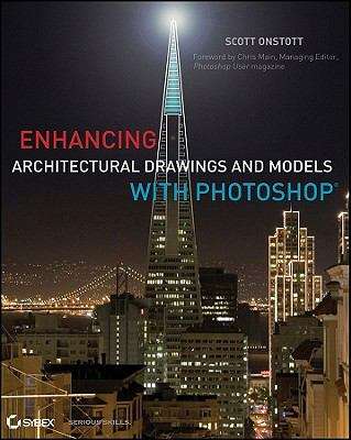 Book cover of Enhancing Architectural Drawings and Models with Photoshop