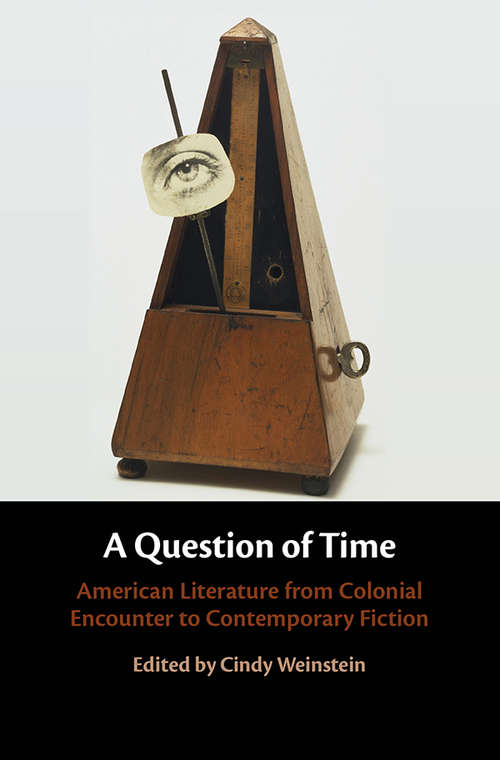 Book cover of Writing about Time: Essays on American Literature