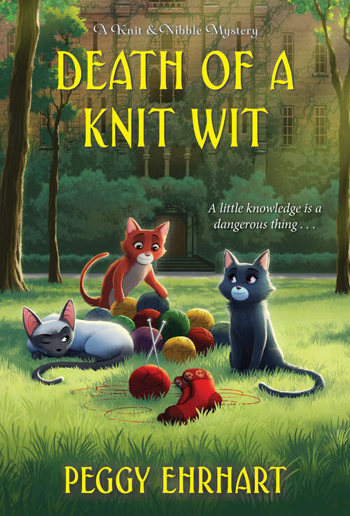 Book cover of Death of a Knit Wit (A Knit & Nibble Mystery #8)