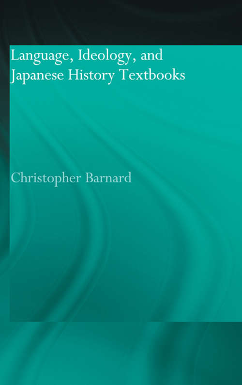 Book cover of Language, Ideology and Japanese History Textbooks