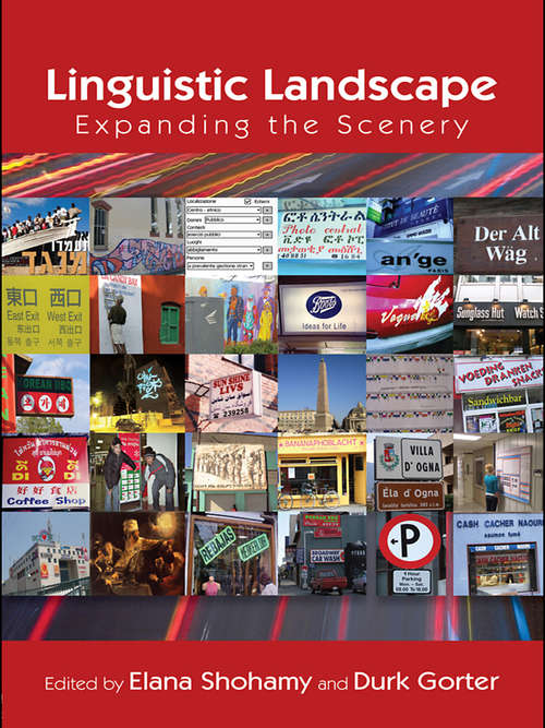 Book cover of Linguistic Landscape: Expanding the Scenery