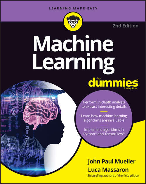 Book cover of Machine Learning For Dummies (2)