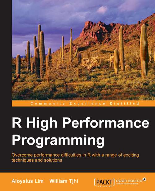 Book cover of R High Performance Programming