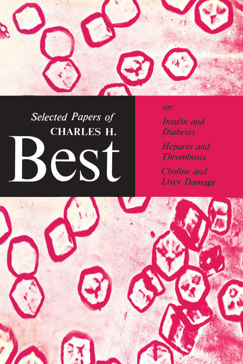 Book cover of Selected Papers of Charles H. Best