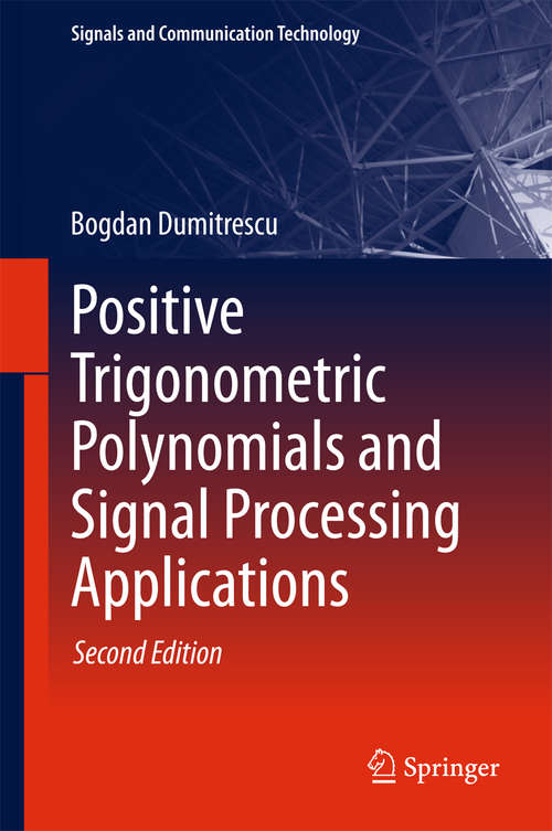 Book cover of Positive Trigonometric Polynomials and Signal Processing Applications