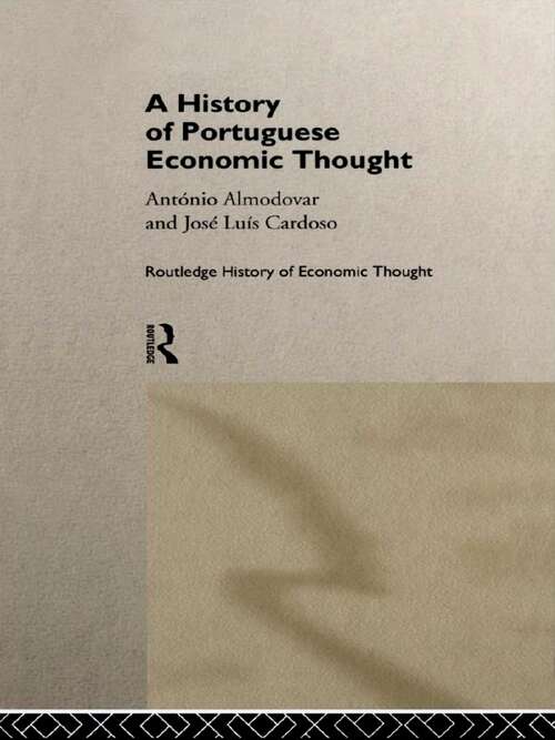 Book cover of A History of Portuguese Economic Thought (The Routledge History of Economic Thought)