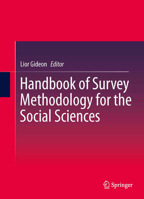 Book cover of Handbook of Survey Methodology for the Social Sciences