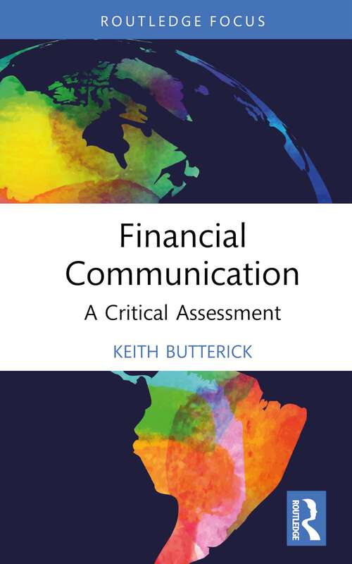 Book cover of Financial Communication: A Critical Assessment (Routledge New Directions in PR & Communication Research)