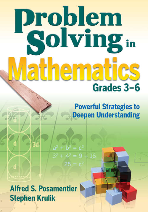 Book cover of Problem Solving in Mathematics, Grades 3-6: Powerful Strategies to Deepen Understanding