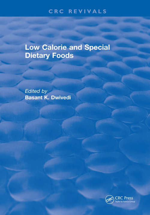 Book cover of Low Calorie and Special Dietary Foods