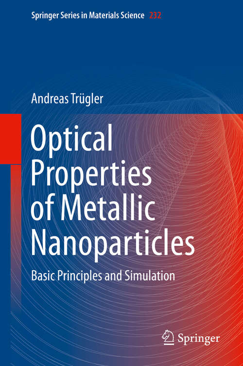 Book cover of Optical Properties of Metallic Nanoparticles