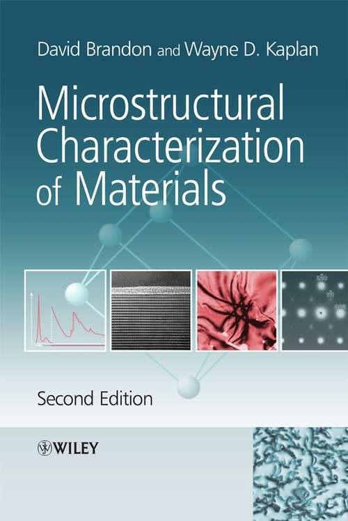 Book cover of Microstructural Characterization of Materials