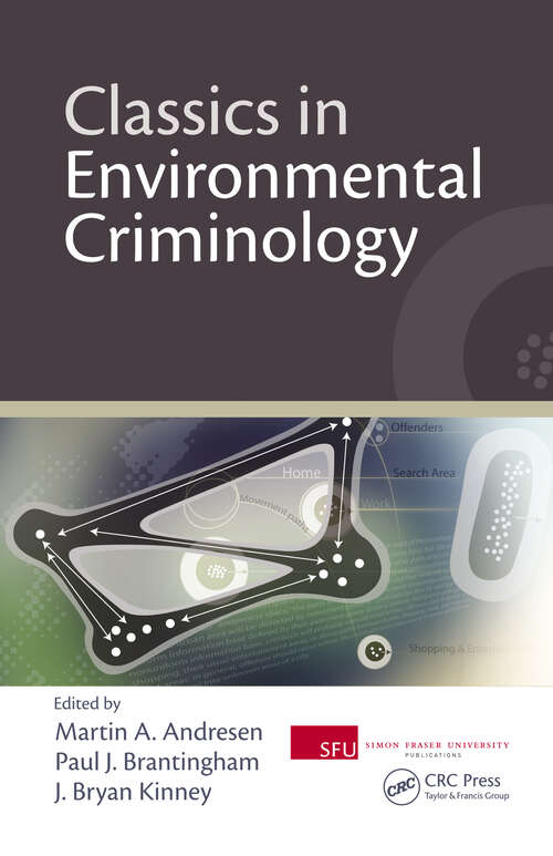 Book cover of Classics in Environmental Criminology