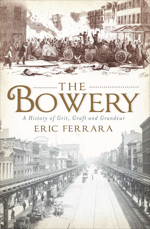 Book cover of The Bowery: A History of Grit, Graft and Grandeur